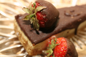 chocolate cheesecake