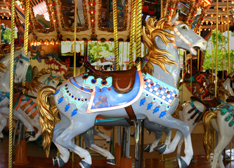 antique carousel