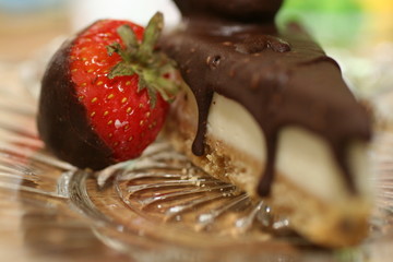 chocolate cheesecake