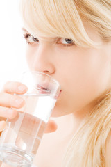 drinking water