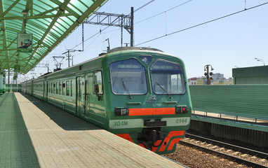 Fototapeta premium rail station
