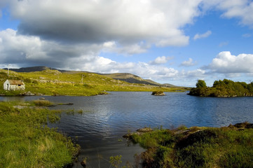 Fototapeta na wymiar krajobraz w Connemara