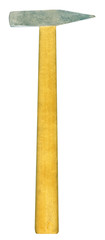 a hammer on a white background