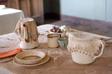 village fantome de mineurs