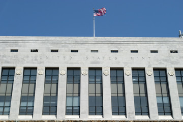 united states mint close up