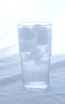 mineral water with ice