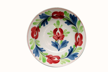 colorful plate