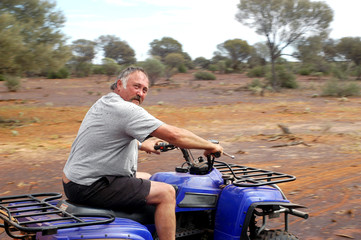 le fou de quad © Gilles Paire