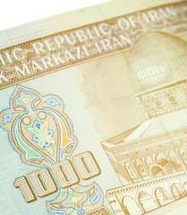 one thousand rial banknote