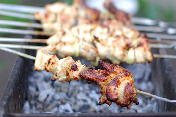 grilled chiken wing