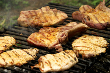 grill steak