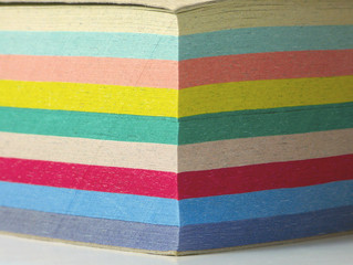 block notes colorato