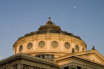 Fototapeta premium National Romanian Atheneum Close-up