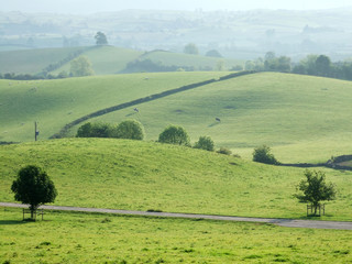 rolling farmland near kendal