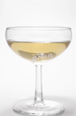 engagement ring in champagne