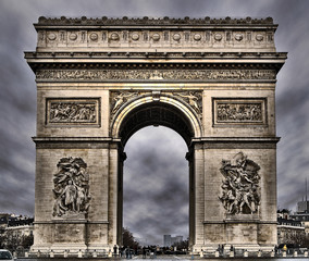 Fototapeta na wymiar Paris triumphbogen