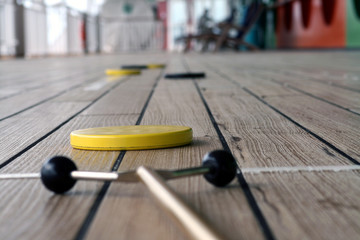 shuffleboard playing on a cruise ship 1