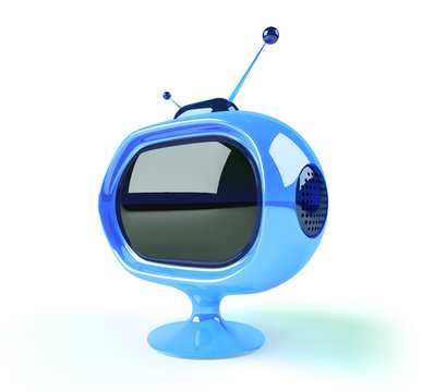 t&eacute;l&eacute;vision retro futuriste