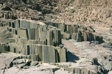 site des tuyaux d'orgues - namibie