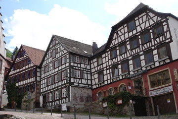 Fototapeta premium maisons à colombages à schiltach