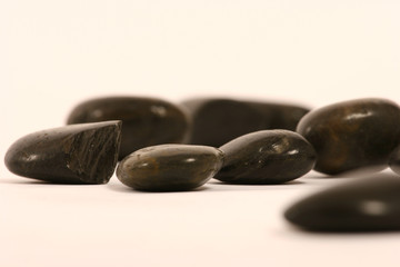 black stones