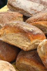  loaves of  fresh whole wheat bread