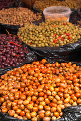 olives at the market in provence