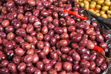 olives at the market in provence