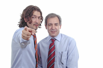 two business men talking...