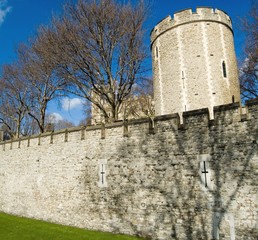 tower of london walls - salt tower