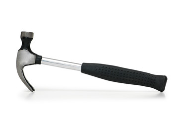 metal hammer isolated on the white background