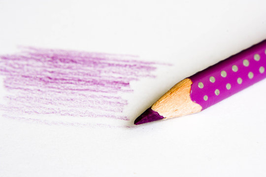 purple pencil