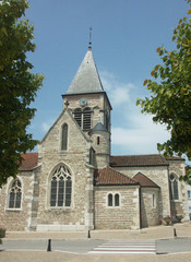 Fototapeta na wymiar église de Villars-Les-Dombes