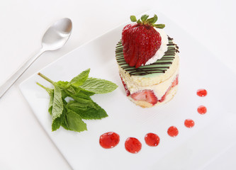 strawberry dessert