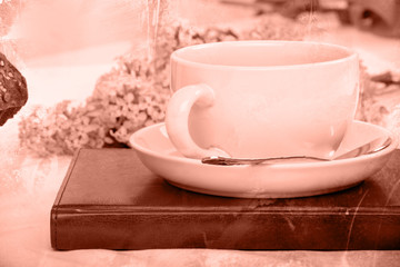 white cup