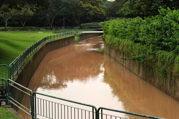 big drain in the parks 