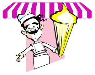 gelataio gelateria e gelati