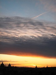 Roma in tramonto
