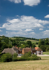 Fototapeta na wymiar angielski kraju wsi