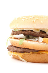 delicious hamburger