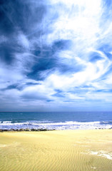 Sunny day by the beach