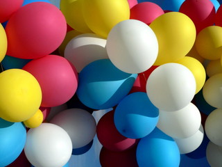 color balloons