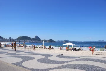 Papier Peint photo Copacabana, Rio de Janeiro, Brésil copacabana