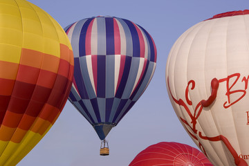 Obraz premium hot air balloons taking off 