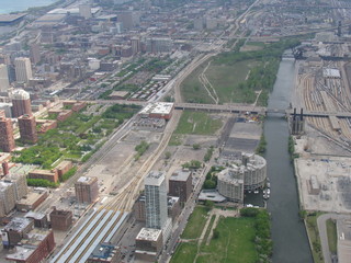 Fototapeta na wymiar Chicago from the Sears Tower