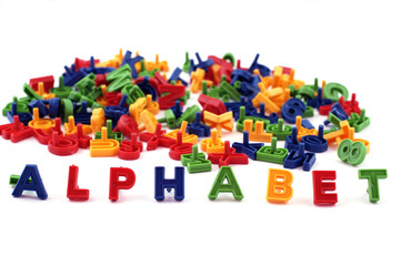 Colored alphabet