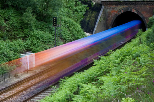 Fototapeta Colourful train  2