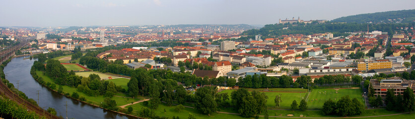 Fototapeta na wymiar Zobacz w Würzburgu