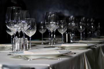 Served table