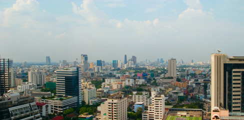 Naklejka premium Panorama miasta